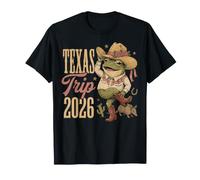Texas Trip 2026 Cowboy Grenouille Western Vacation Souvenir T-Shirt