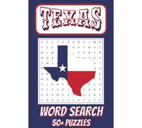 Texas Word Search: 50+ Puzzles about BBQ, Food, Texans, the Alamo and More | 6x9, 110 Pages | Gift for Texas Lovers, Birthdays, Holidays, Travel, Kids, Adults