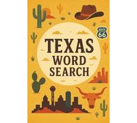 Texas Word Search: Easy to read puzzle book for Lone Star culture, famous cities, BBQ, wildlife and more | 120 pages | 6 x 9 inch | 50+ puzzles | Best for adults, seniors & travelers