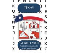 Texas Word Search Puzzle Book: Fun & Easy-to-Read Word Searches about Texas Cities, History, Culture & More | 6x9 inches, 110 Pages | 50+ Puzzles - ... for Adults, Kids, Seniors, Travel & Free Time