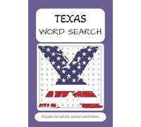 Texas word search puzzle book: Word search with easy to read print about the Lone Star State: Texas history, cowboy spirit, BBQ, cities and more | 6x9 ... gift for travel, holidays and relaxing times