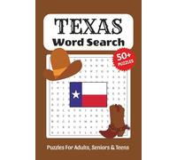 Texas Word Search Puzzle Book: Word Searches about Texas Landmark, Texas Travel, Cities In Texas and More, 6x9 ,110 pages, Easy to Read Print, ... Holidays, Relaxation Times and History Buffs