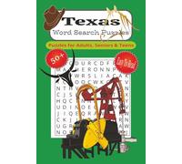 Texas Word Search Puzzle Book: Word Searches with Easy to Read Print about Texas, Oil, Cattle and more | 6x9 inches, 110 pages | 50+ Puzzle... Gift for Vacations, Free Times, Holidays