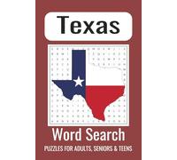 Texas Word Search Puzzle Book: Word Searches with Easy to Read Print about the great State of Texas, Cities in Texas, and Everything Texas | 6x9 ... Gift for Vacations, Holidays, and Free Times