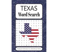 Texas Word Search Puzzle Book: Word Searches with Easy to Read Print About the USA State of Texas | 6x9 inches, 110 pages | 50+ Puzzles … Gift for Vacations, Holidays and Free Times