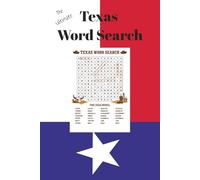 Texas Word Search: Texas Themed Word Search Book | Small Towns | Cities | Gift | Country | Cowboys | Fun Word Puzzles | 6x9 | 40 Puzzles