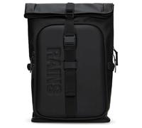 Rains Sac à dos Texel Moulded roll-top, polyester, polyuréthane, noir, unisexe