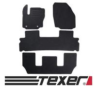 TEXER Tapis de Voiture en Velours pour Ford Galaxy II 2006-2012 7 Places Basic