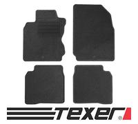 TEXER Tapis de Voiture en Velours pour Nissan Note I E11 2006-2012 Anthracite