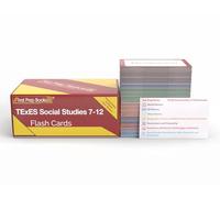 TExES Social Studies 7-12 (232) Study Cards: TExES Exam Prep and Practice Test Questions [Full Color Cards]