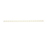 Texet 78247BL Pack de 100 Anneaux en plastique 10 mm Blanc