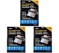 Texet Pochette à plastifier A4 (Lot de 3)