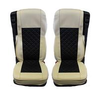 TEXMAR Conçues pour s'adapter aux housses de siège de camion DAF XF, CF 106 EURO6 Noir/beige