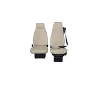 Texmar Conçues pour s'adapter aux sièges de camion Scania R, Scania P, Scania G, toutes les housses de siège beige 2 places avec conduite à gauche ou à droite