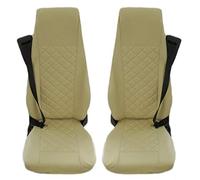 TEXMAR Housses de siège en cuir écologique beige pour camion Volvo FH4, FL, FE, FM après 2014
