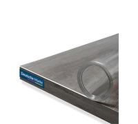 TEXMAXX Protection Table Transparente 2mm Bord Droit - Film PVC pour Table/Nappe - 120cm x 210cm
