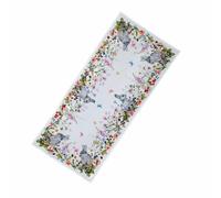 texpot Chemin de table - 40 x 90 cm - Avec imprimé lapin prairie d'été - Pâques et printemps