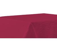 texpot Nappe 90 x 90 cm - Rayures rouges - Infroissable - Anti-taches