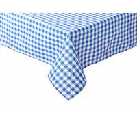 texpot Nappes à Carreaux, pour Maison de Campagne, de 5 mm Serviettes de Table, 100% Coton, 130 x 220 cm, Carreaux en Bleus et Blancs