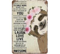 Texsource Affiche en métal humoristique avec inscription « Today Is Good Day To Have A Good Day » - Décoration murale - 20,3 x 30,5 cm