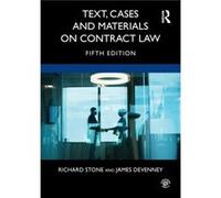 Text Cases and Materials on Contract Law - James Devenney - Taylor amp Francis Ltd - Livre en Anglais - Paperback James DevenneyJames Devenney (Auteur)