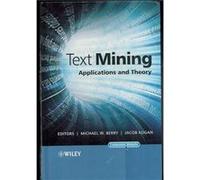 Text Mining by M Berry Hardcover Book Jacob Kogan, Michael J. A. Berry (Auteur)