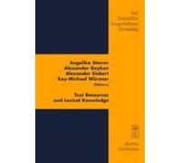 Text Resources And Lexical Knowledge
