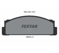 TEXTAR 2007404 Plaquettes de freins Arrière pour FIAT 124 Spider (124) 132 (132)