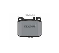 TEXTAR 2034110 Plaquettes de frein avant pour Mercedes S SL W123