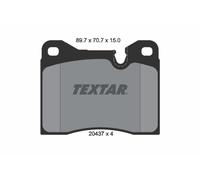 TEXTAR 2043703 Kit de plaquettes de frein, frein à disque pour ALFA ROMEO,BMW,FE