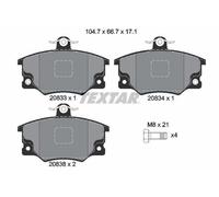 TEXTAR 2083302 Plaquettes de freins Avant pour FIAT Panda Schrägheck (141)