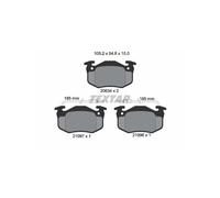 Textar Plaquettes de frein 2109601 avant pour Renault Clio I Super 5 Twingo I