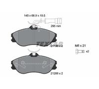 TEXTAR 2113802 Kit de plaquettes de frein, frein à disque pour AUDI