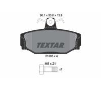 TEXTAR 2138501 Kit de plaquettes de frein, frein à disque pour VOLVO