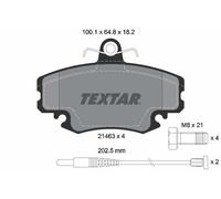 TEXTAR 2146304 Kit de plaquettes de frein, frein à disque pour ALPINE,DACIA,LADA