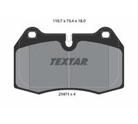 TEXTAR 2147102 Kit de plaquettes de frein, frein à disque pour BMW,FERRARI,MASER