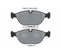 TEXTAR 2148401 Kit de plaquettes de frein, frein à disque pour ALPINA,AUDI,BENTL