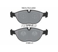TEXTAR 2148401 Plaquettes de freins Avant pour VW Golf IV Schrägheck (1J1)