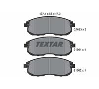 TEXTAR 2156101 Kit de plaquettes de frein, frein à disque pour INFINITI,NISSAN,N