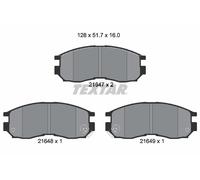 TEXTAR 2164701 Kit de plaquettes de frein, frein à disque pour CHANGAN,CHRYSLER,
