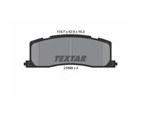 Textar 2168801 Plaquettes de Frein Disque Arrière pour Toyota Previa R1 R2