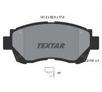 TEXTAR 2179101 Kit de plaquettes de frein, frein à disque pour HOLDEN,LEXUS,TOYO