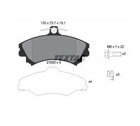 Textar 2192001 Plaquettes de Frein Disque Avant pour Volvo Proton Mitsubishi