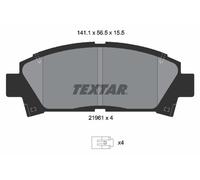 TEXTAR 2196102 Kit de plaquettes de frein, frein à disque pour TOYOTA