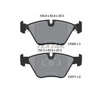 TEXTAR 2199003 Kit de plaquettes de frein, frein à disque pour BMW