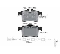 TEXTAR 2202101 Kit de plaquettes de frein, frein à disque pour JAGUAR
