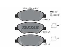 TEXTAR 2247601 Kit de plaquettes de frein, frein à disque pour FIAT