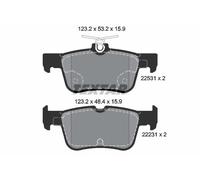 TEXTAR 2253101 Kit de plaquettes de frein, frein à disque pour FORD,FORD (CHANGA