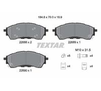 TEXTAR 2268801 Kit de plaquettes de frein, frein à disque pour CHANGAN,FORD,FORD