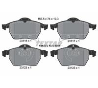 TEXTAR 2311701 Kit de plaquettes de frein, frein à disque pour HOLDEN,OPEL,SAAB,